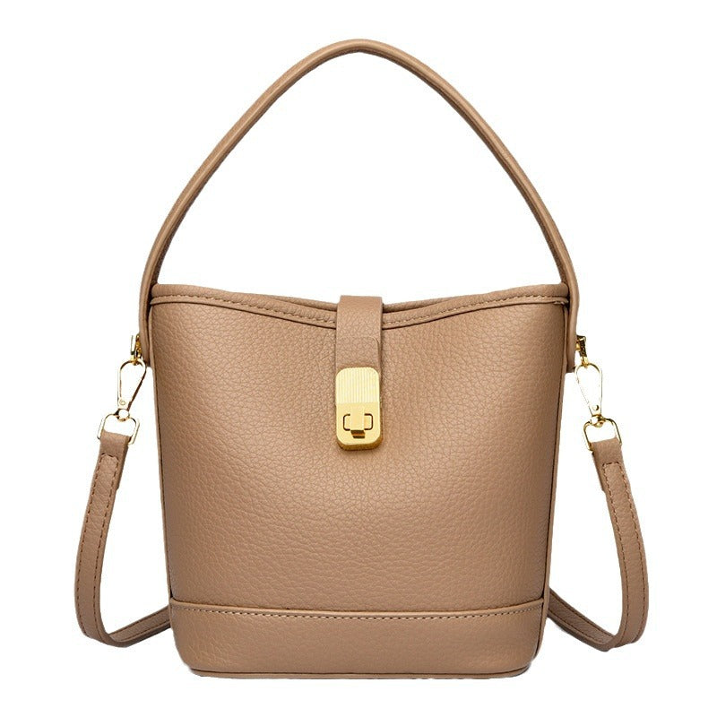 Women's Fashion Simple Multilayer One Minority Soft Crossbody Bags