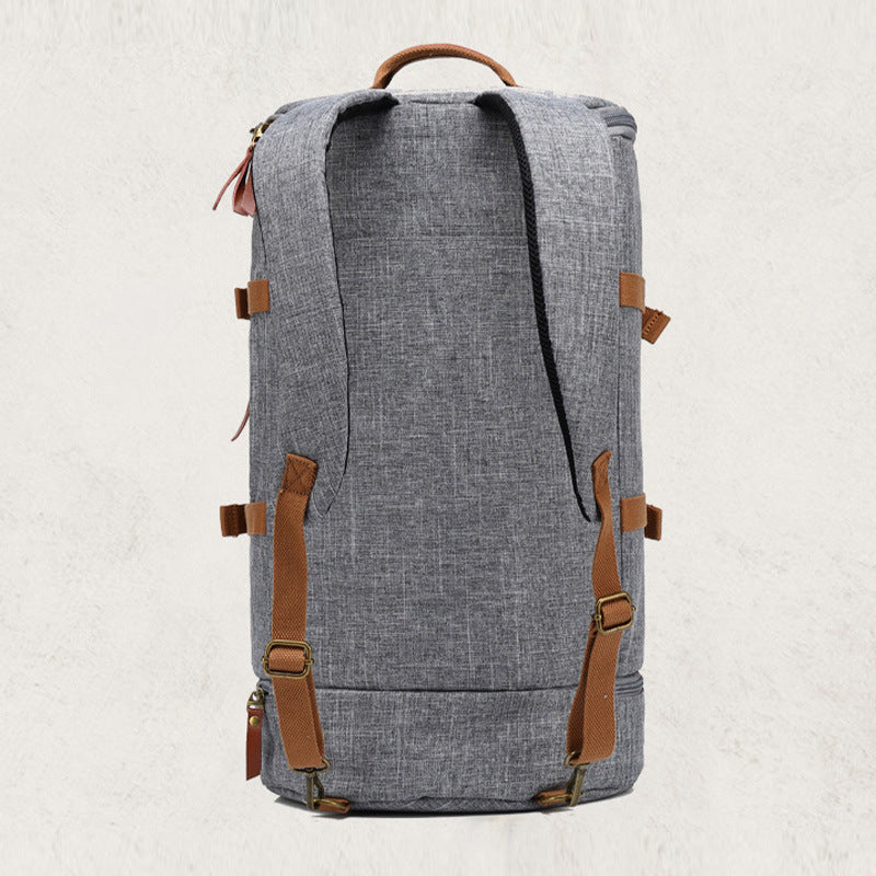 New Trendy Round Barrel Large Capacity Backpacks