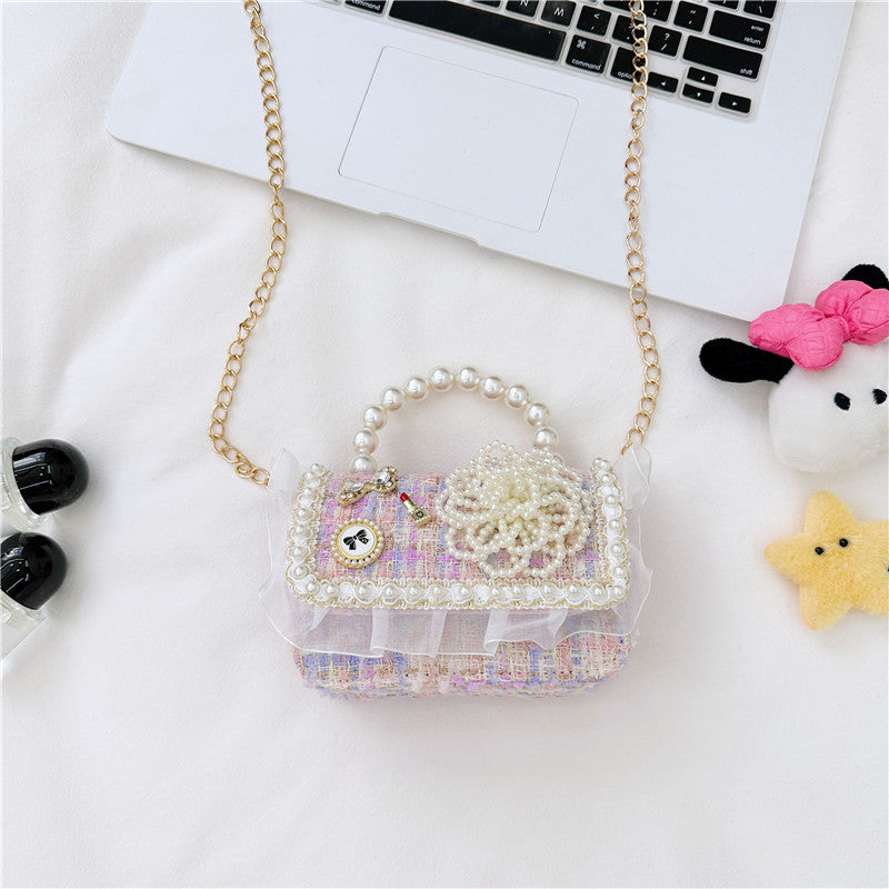 Children's Fashion Pearl Cute Princess Classic Style Children's Shoulder Bags