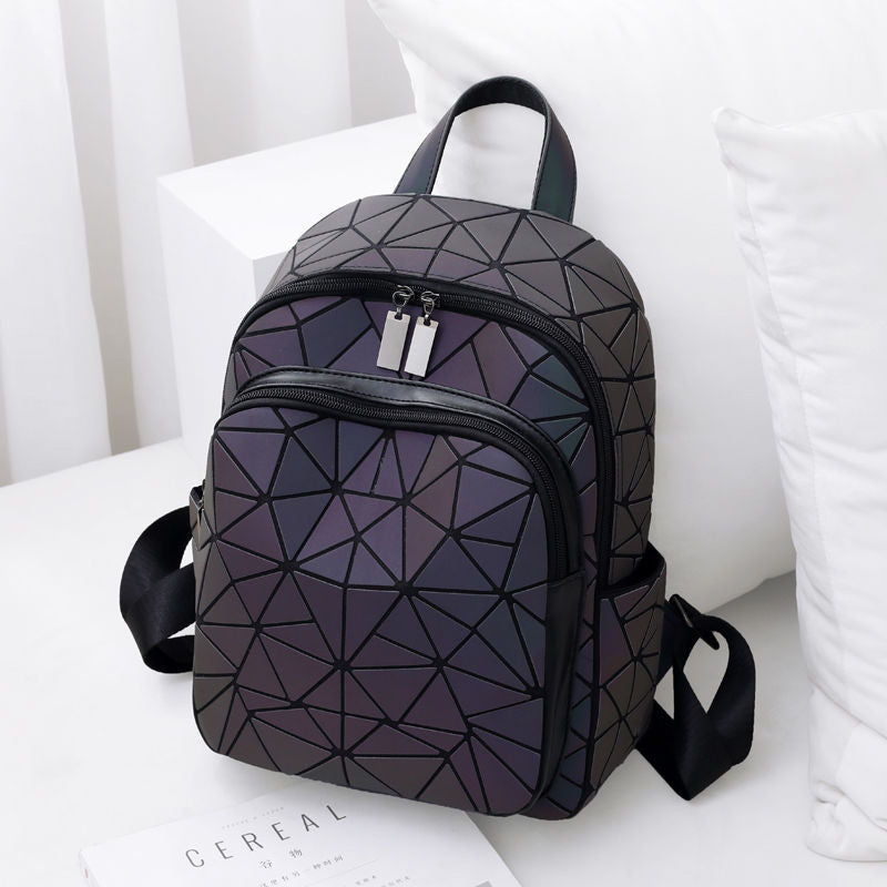 Women's Fashion Trendy Luminous Color Changing Western Backpacks