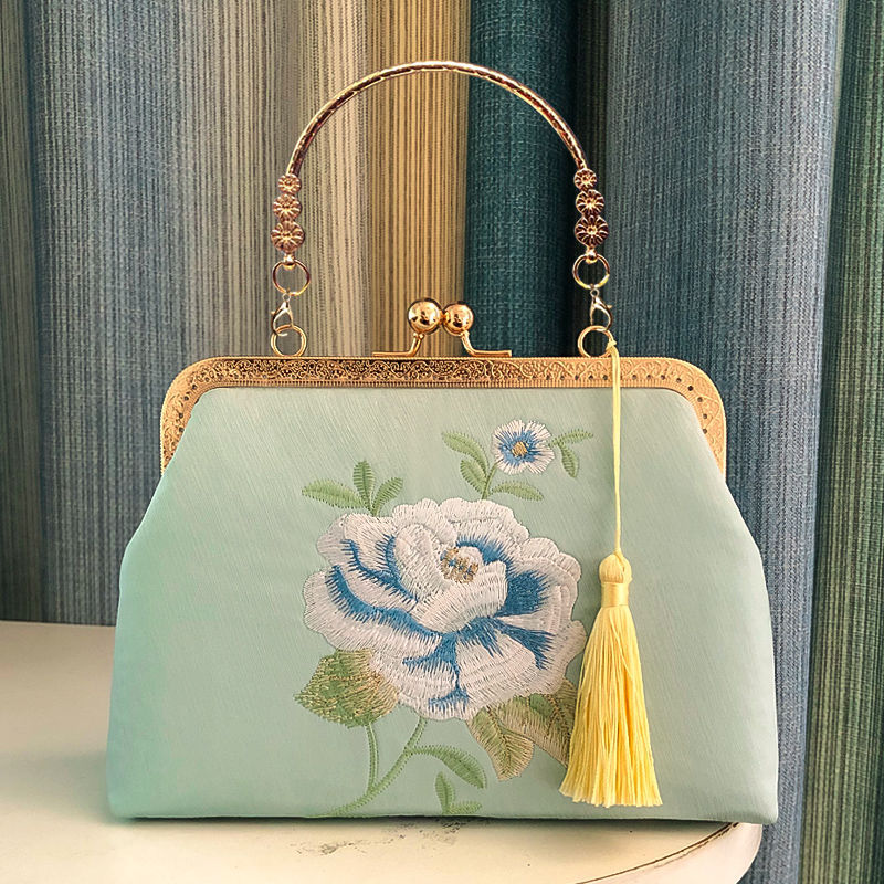 Antique Embroidery Fresh With Cheongsam Vintage Handbags