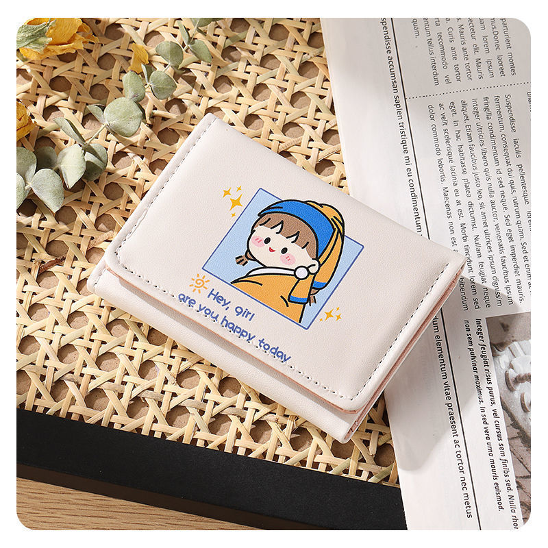 Portable Cute Large Capacity Short Change Ladies Wallets