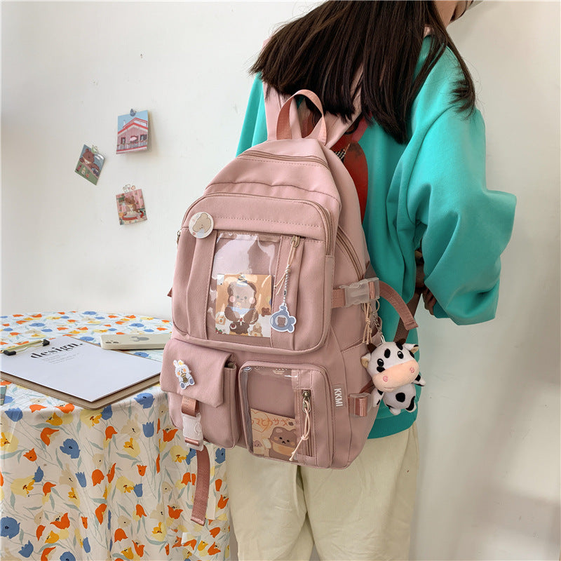 Female Korean High College Junior Cute Backpacks