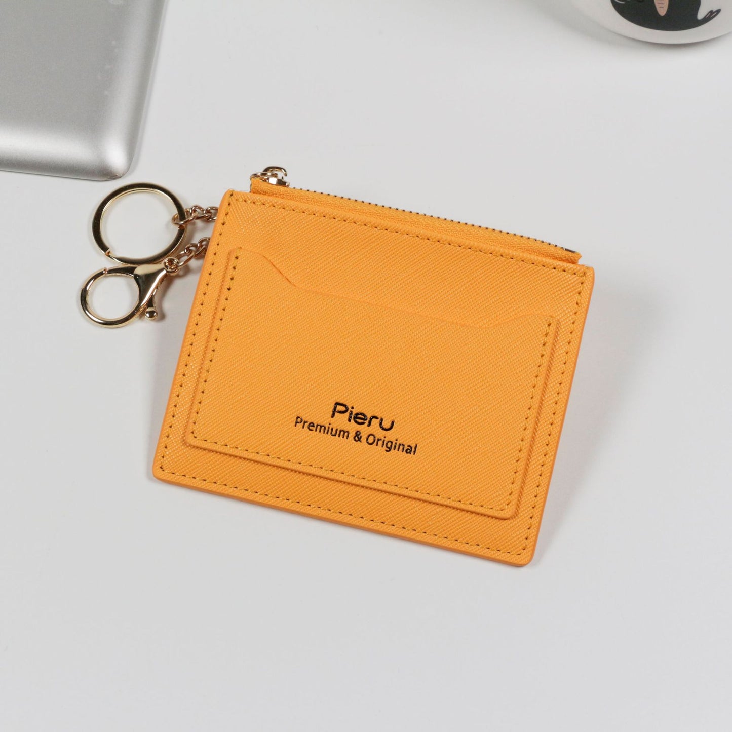 Women's Short Zipper Simple Fresh Lightweight Clamp Coin Purses