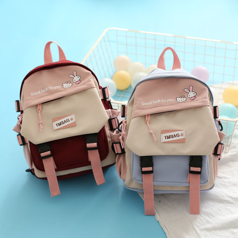 Women's Style Contrast Color Cute Small Summer Backpacks