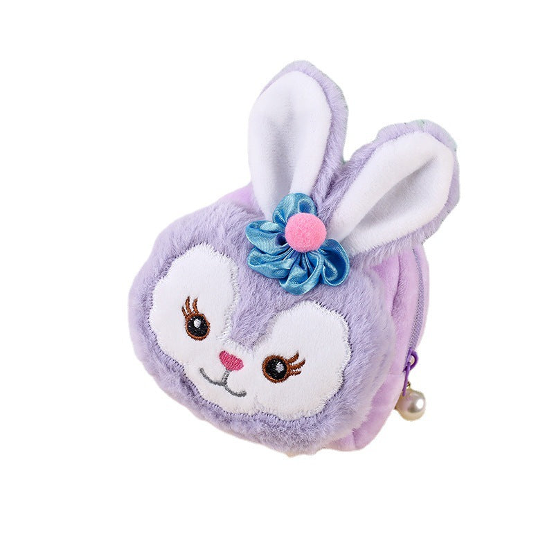 Three-dimensional Cartoon Doll Plush Chain Car Purses