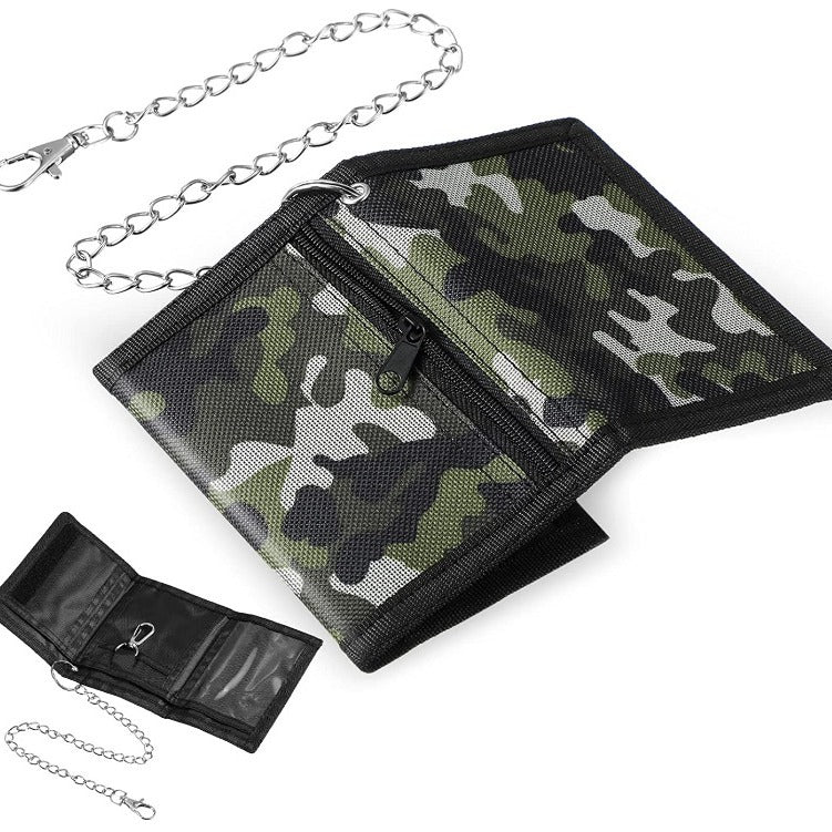 Men's Folding Waterproof Chain Storage Seal Men's Wallets