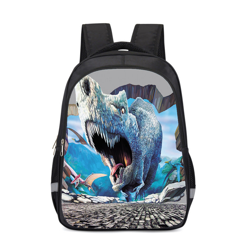 Boy Dinosaur Grade Waterproof Cartoon Burden Middle School Students' Schoolbags