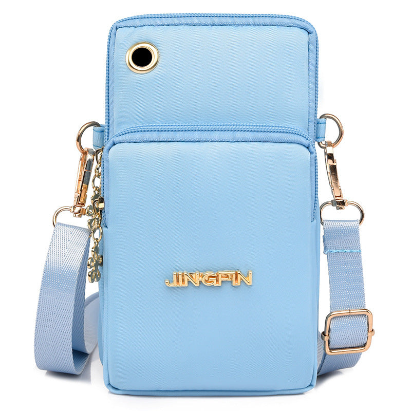 Women's Mobile Mini Summer Single Canvas Vertical Phone Bags