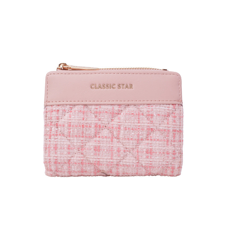 Women's Korean Style Short Classic Cute Small Ladies Wallets