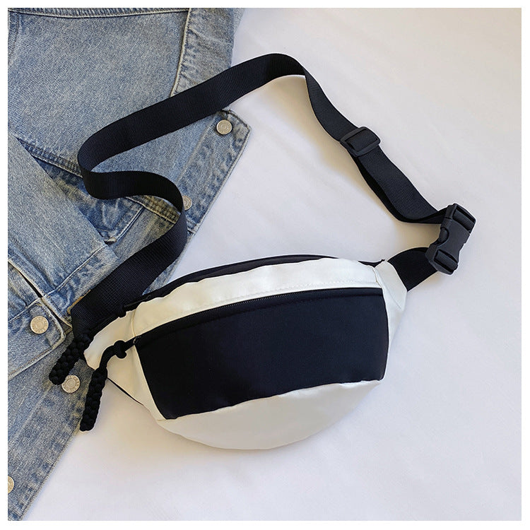 Style Large Capacity Female College Simple Waist Packs