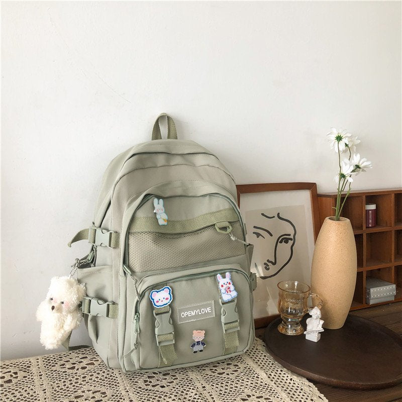 Charming Korean Style Good-looking High College Backpacks