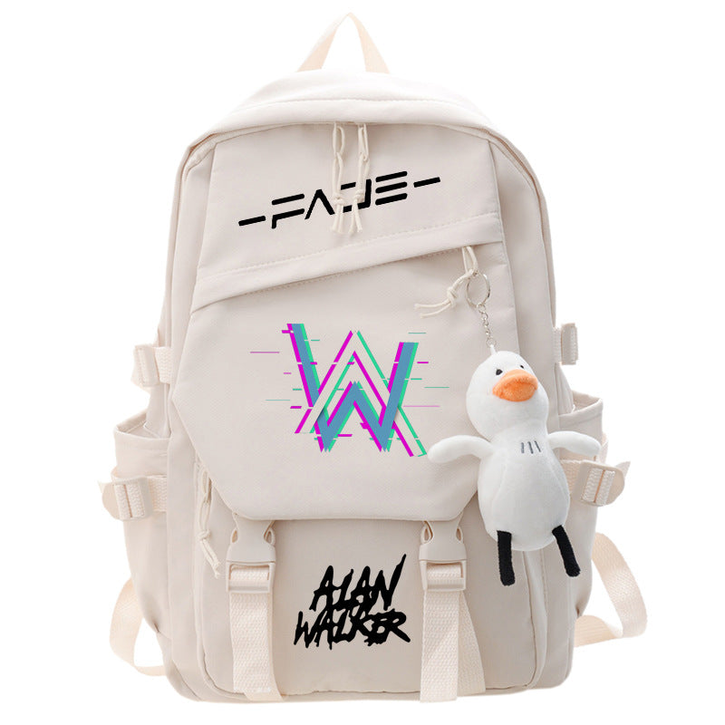 Men's Alan Walker Cotton Candy Large Capacity Backpacks