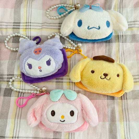 Creative Cartoon Large Plush Bank Small Coin Purses