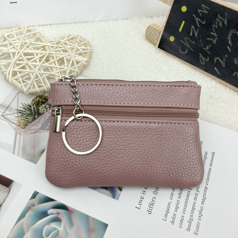 Women's Korean Mini Fashion Thin Short Small Coin Purses