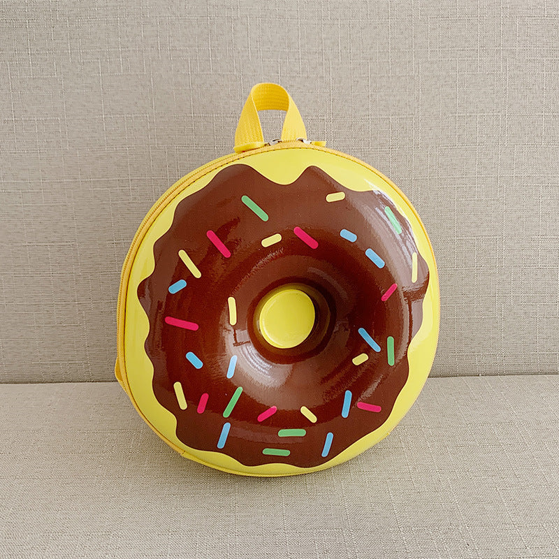 Children's Donut Eggshell Cartoon Trendy Cute Boys Backpacks