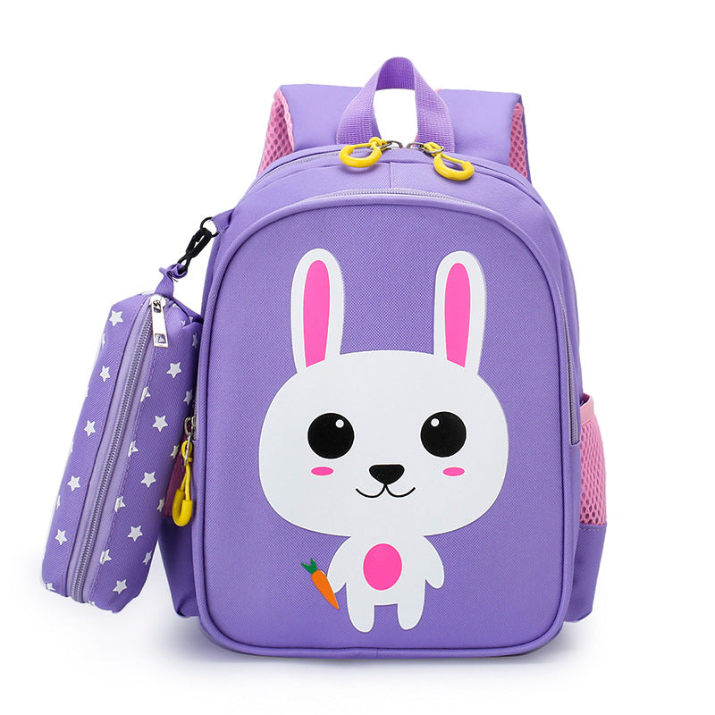 Children's Cute Animal Band Pencil Boys Printed Children's Backpacks