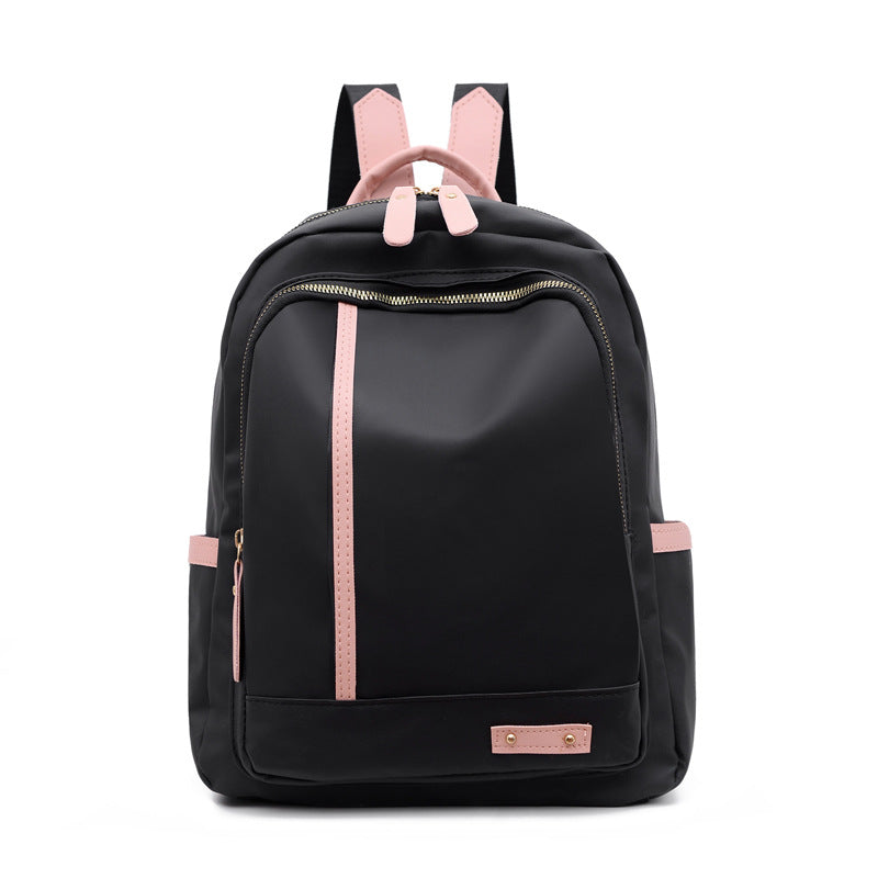 Women's Oxford Cloth Trendy Korean Street Contrast Backpacks