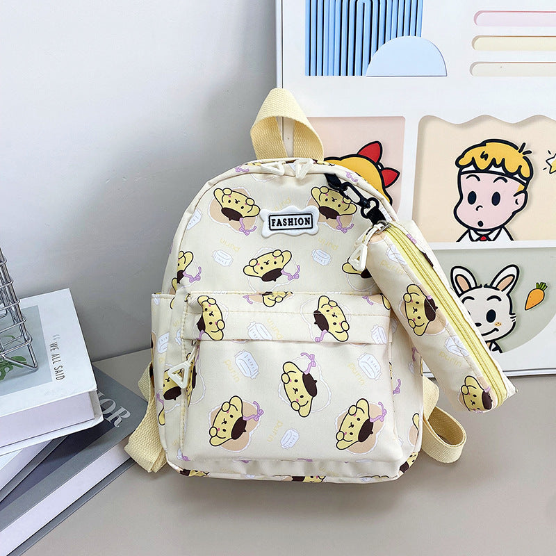 Children's Cartoon Cute Clow Melody Large Capacity Children's Backpacks