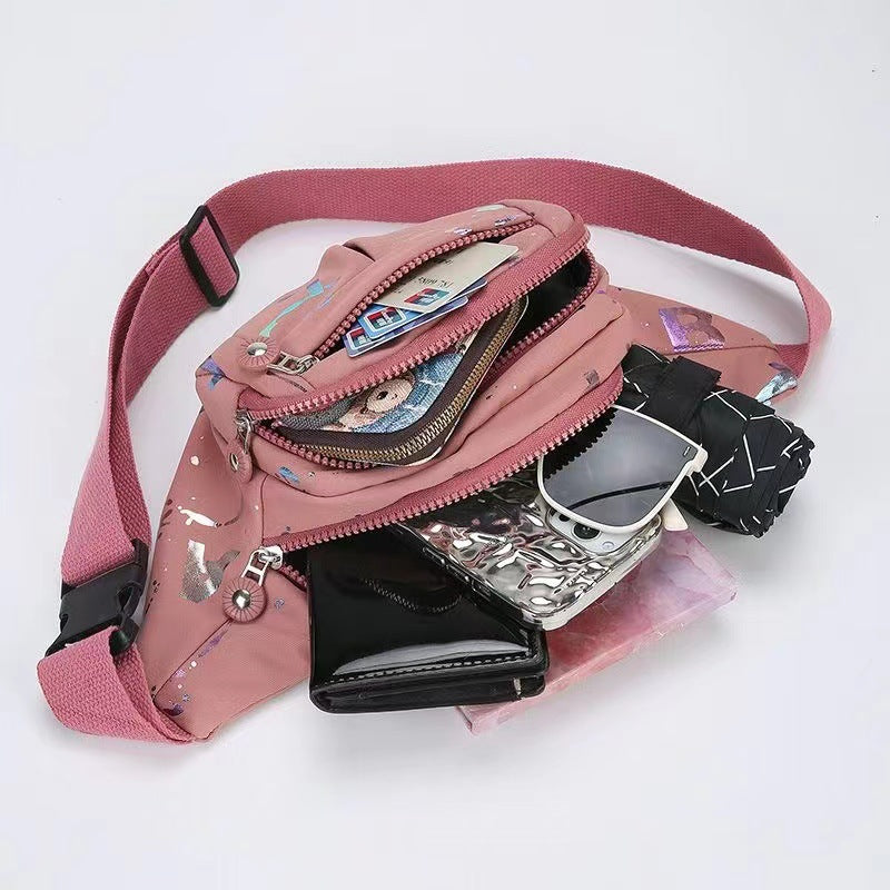 Women's Large Capacity Waterproof Work Running Fashion Waist Packs