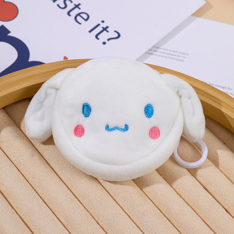 Dessin animé en peluche grandes oreilles chien cadeau porte-monnaie