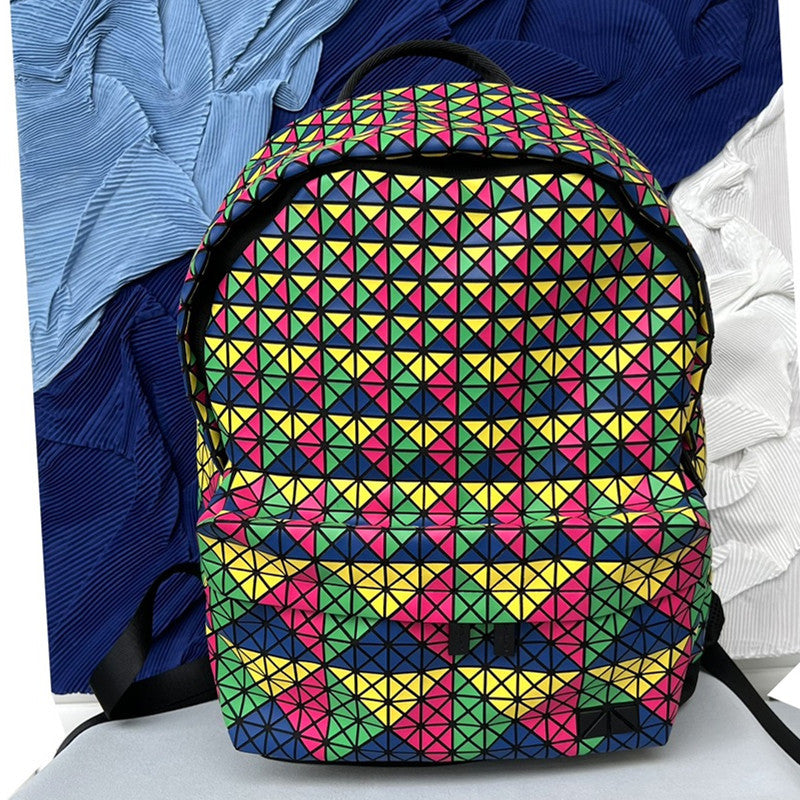 Women's & Men's & Silicone Large Capacity Color Matching Backpacks