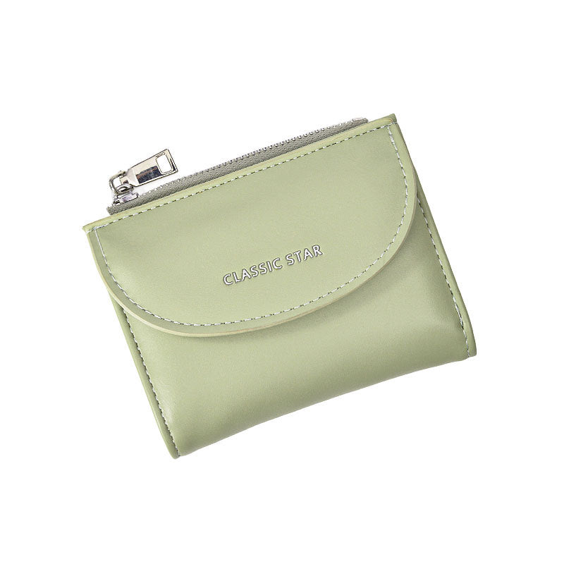 Women's Korean Style Solid Color Simple Ladies Wallets