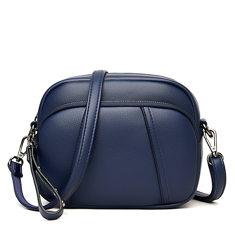 Women's Mobile Rivet Small Square With Zip Simple Crossbody Bags