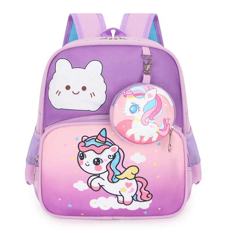 Children's Cute Fashion Large Capacity Lightweight Grade Kindergarten School Bags