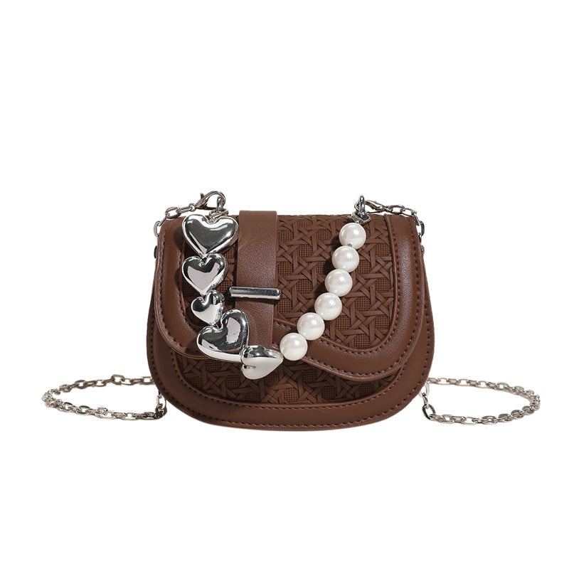 Women's Small High-grade Versatile Texture Western Style Crossbody Bags