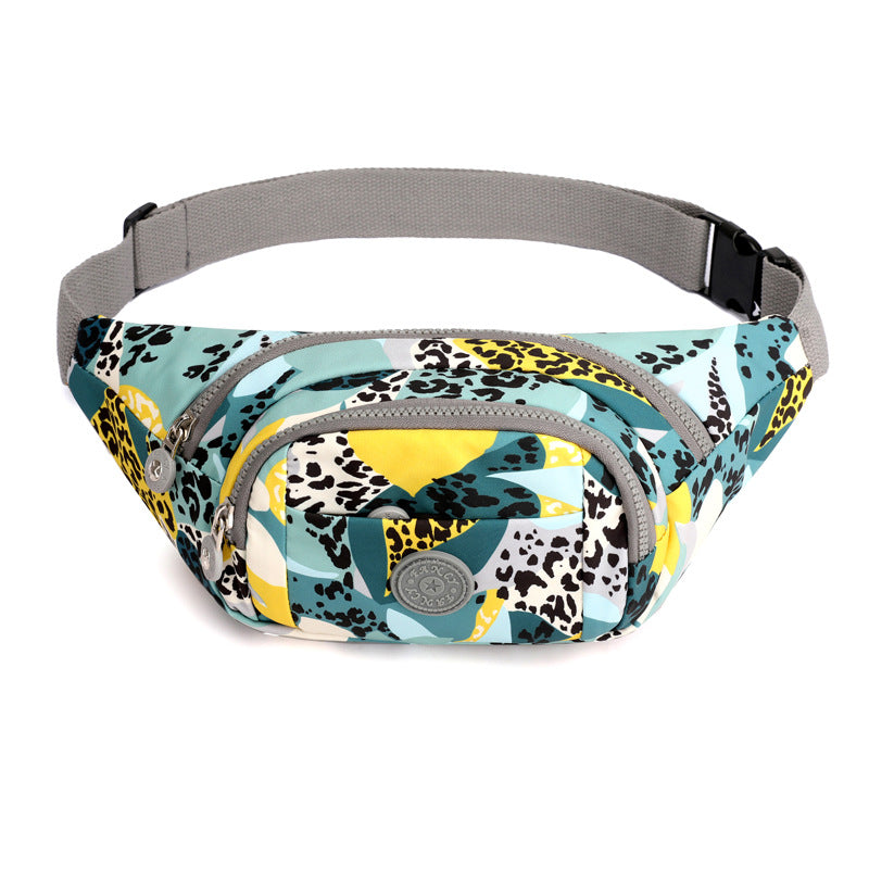 Women's Graceful Korean Fashion Printed Mobile Waist Packs