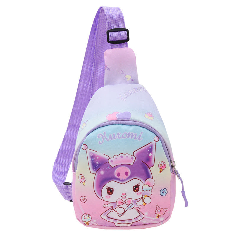 Children's Cartoon Fashion Lightweight Go Out Storage Children's Waist Packs