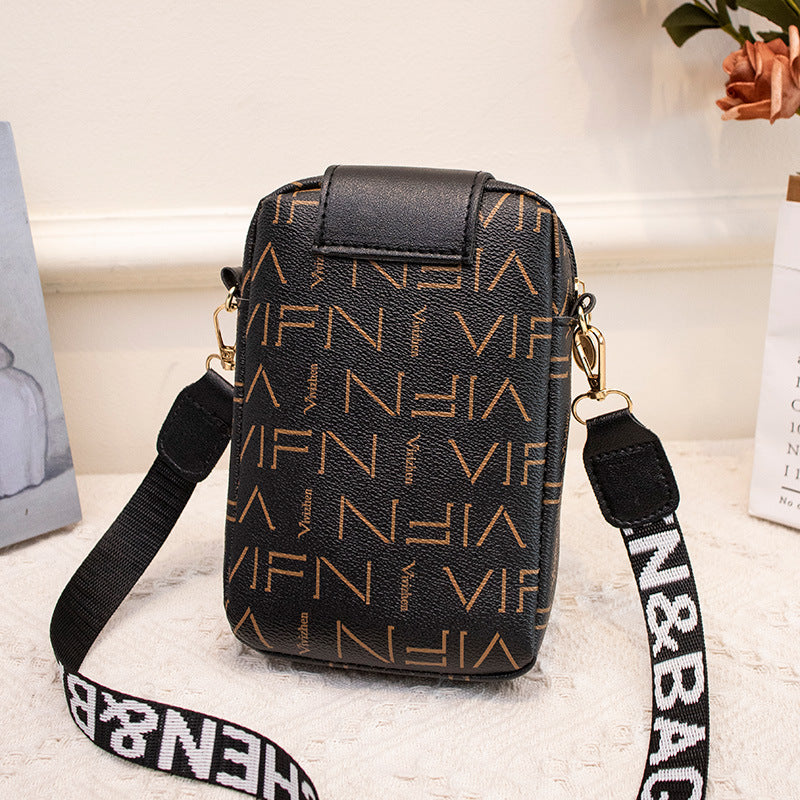 Women's Wide Strap Niche Mobile Summer High-grade Crossbody Bags