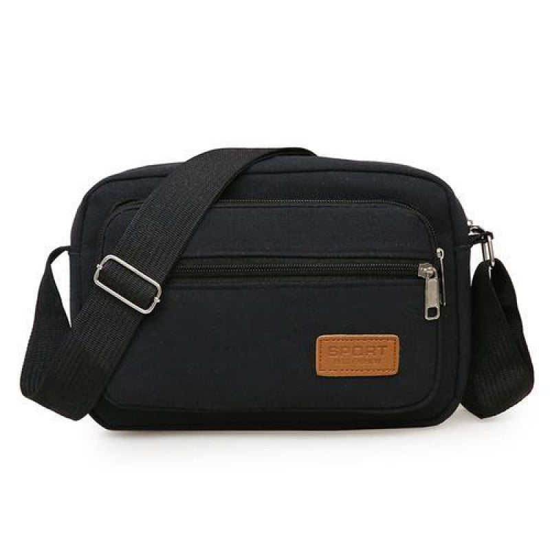 Women's & Men's & Canvas Small Square Business Collect Bags