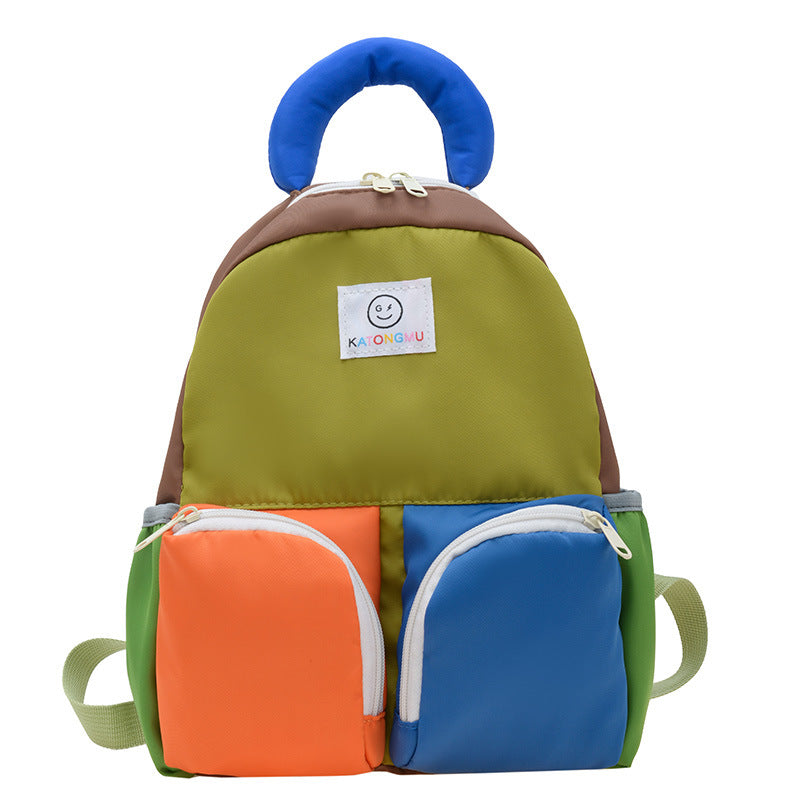 Children's Cute Smiley Face Dopamine Series Boys Children's Backpacks