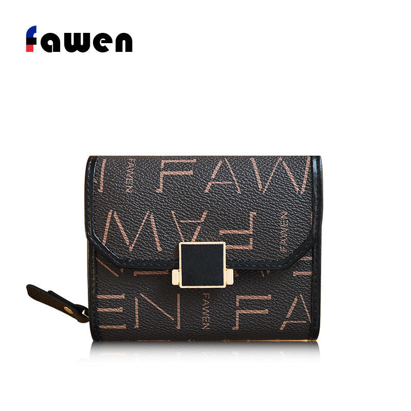 Women's Fashion Korean Small Short Genuine Leather Ladies Wallets