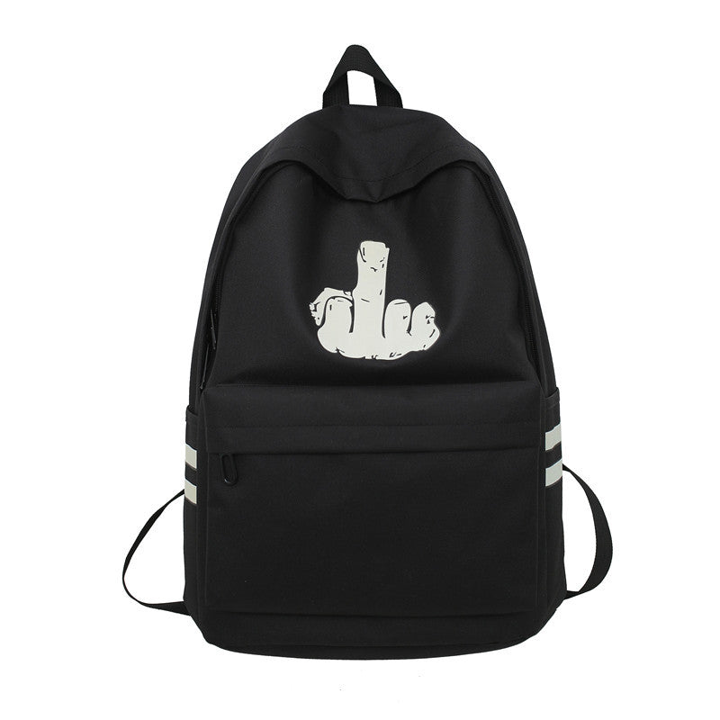 Men's Luminous High-grade Junior High Campus Fashion Backpacks