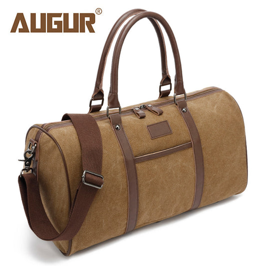 Men's Autumn Canvas Traveling Fan Neutral Dry Travel Bags