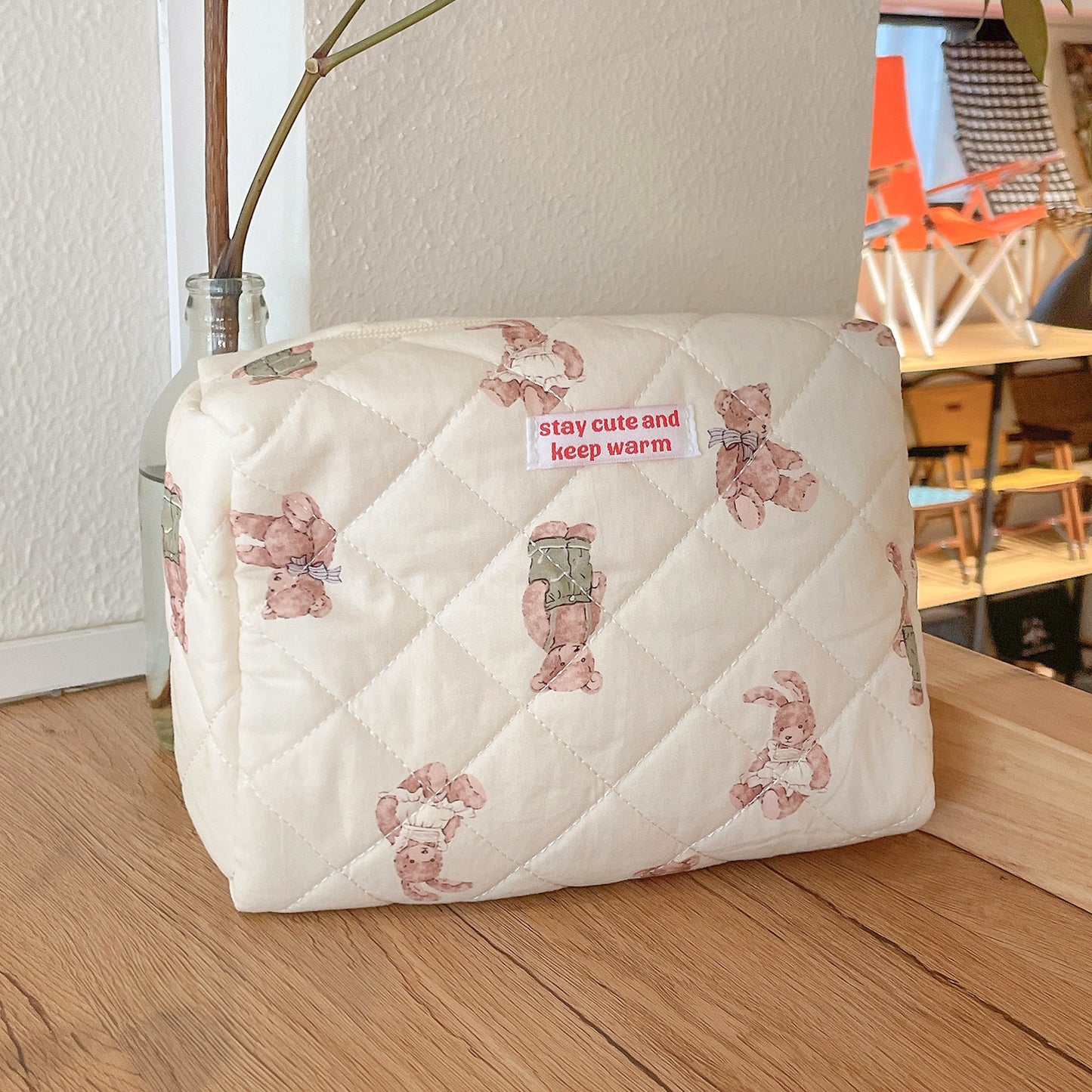 Forest Bear Series Mori Style Female Cosmetic Bags