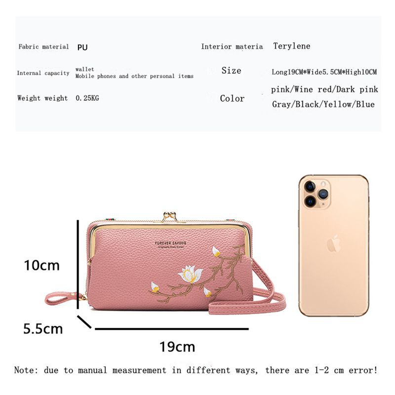 Cell Female Niche Mobile Spring Zipper Bags