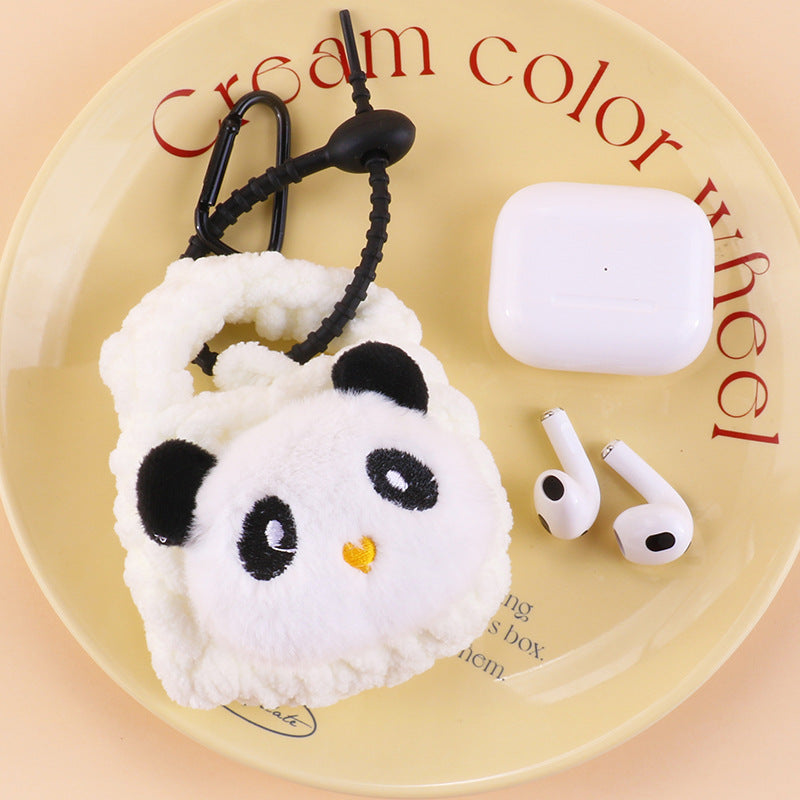 Knitted Earphone Sleeves Apple Protective Female Coin Purses