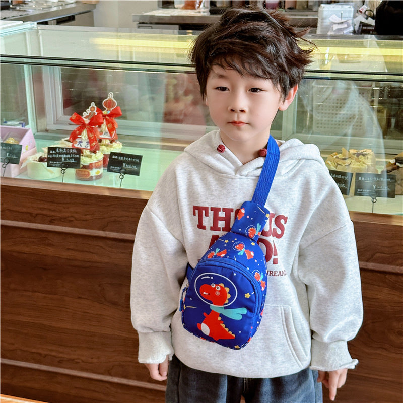 Children's Cute Cartoon Boys Simple Single Change Children's Waist Packs