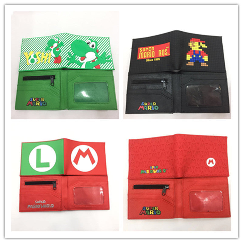 Super Mary Game Anime Peripheral Mario Coin Purses