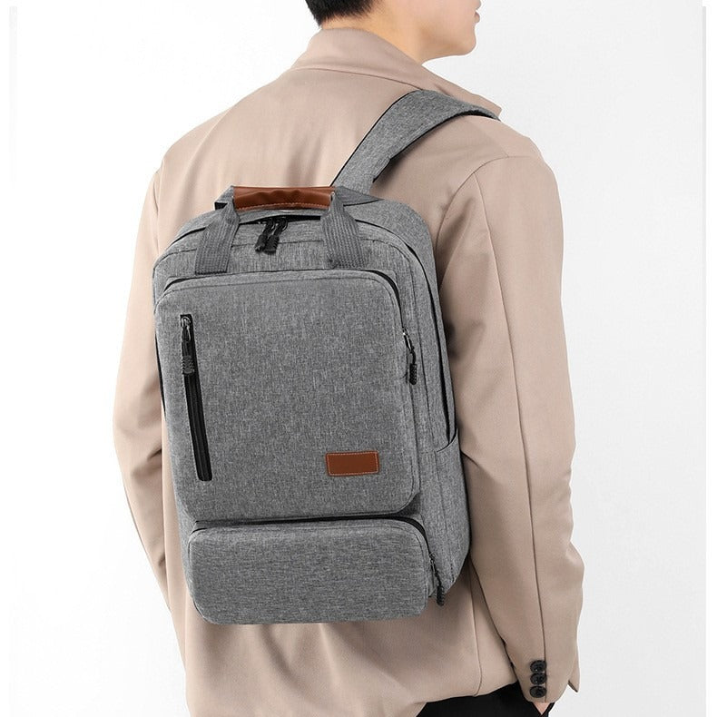 Men's Business Fashion Three-piece Suit Computer Large Backpacks