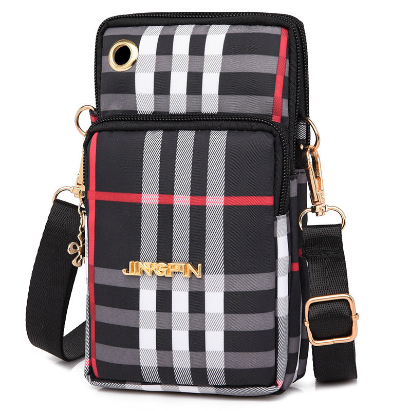 Women's Mobile Mini Summer Single Canvas Vertical Phone Bags