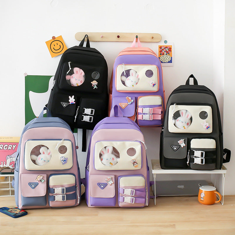 Large Capacity Korean Fashion Junior High Campus Elementary School Students' Schoolbags