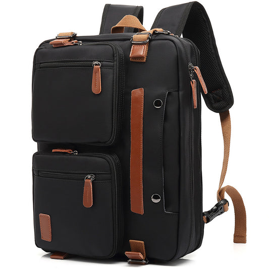 Sacs portables imperméables pour ordinateur portable en toile pour hommes