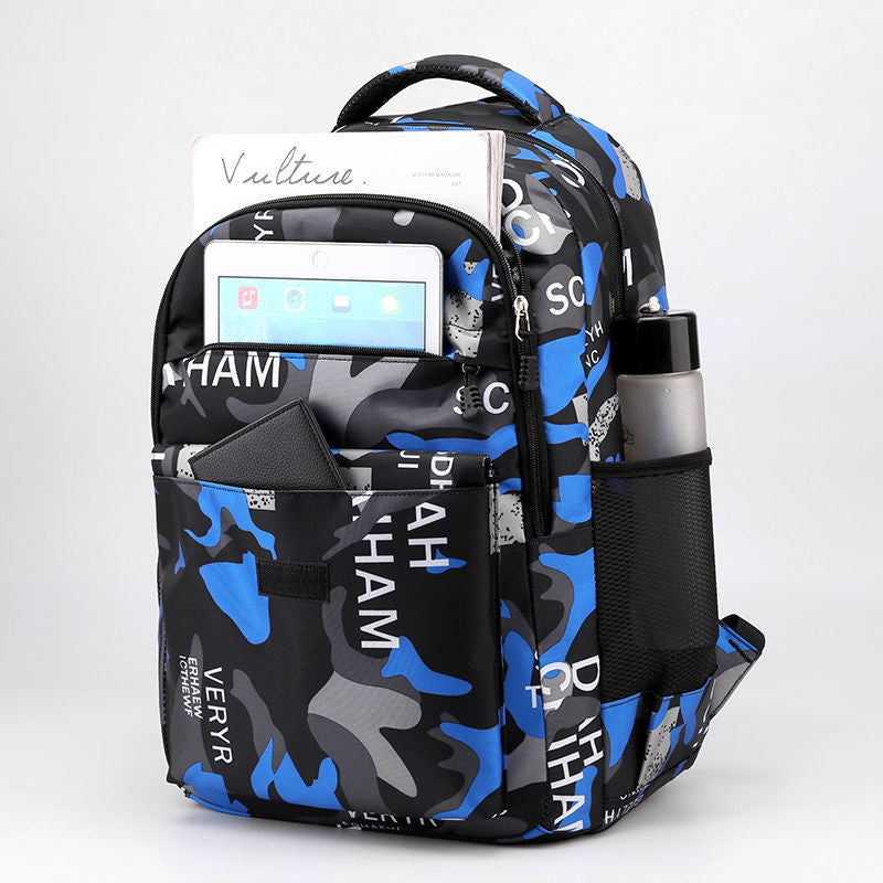 Large Capacity Junior High For Boys Backpacks