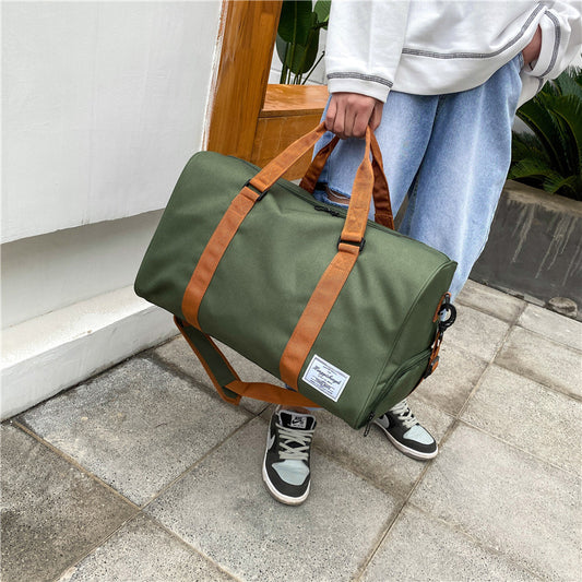 Women's & Men's & Fashion Fitness Leisure Korean Short Travel Bags