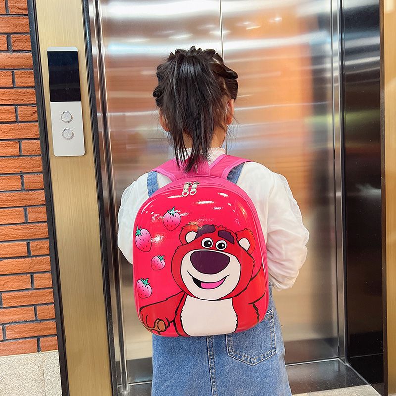 Children's Boy Duck Cute Hardshell Strawberry Bear Kindergarten School Bags